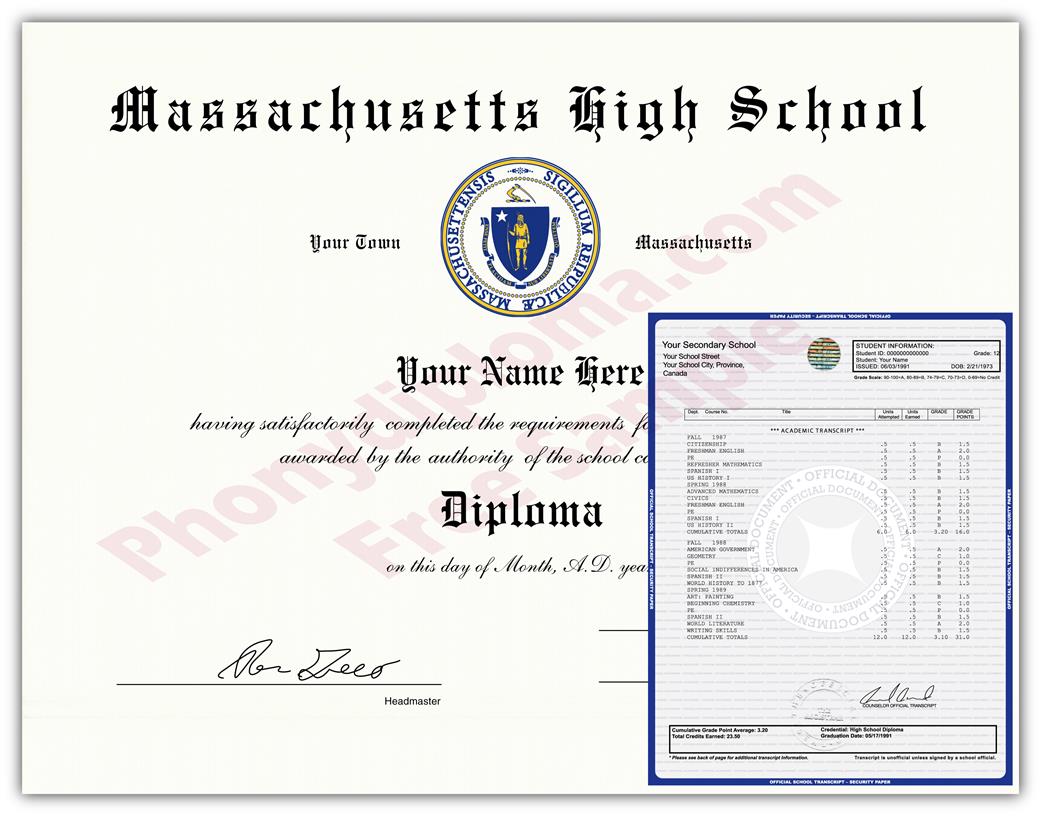 request diploma from high school